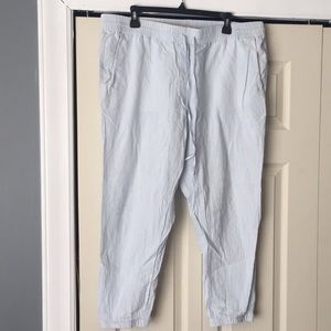 J. Crew Size xl cotton drawstring joggers